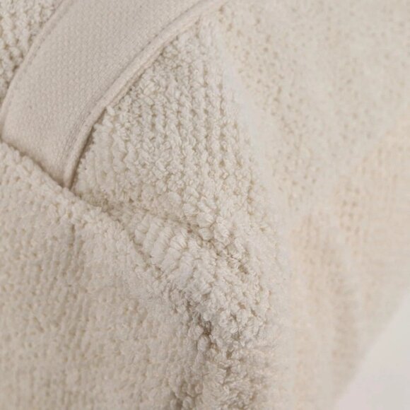 CHANEL COCO Mark Boston Bag Pile White Silver CC Auth BA1544AM - Picture 3 of 16